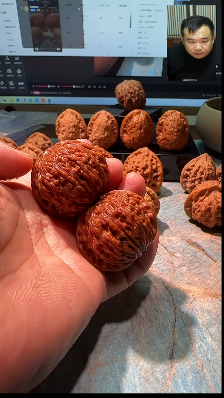 吊坠文玩核桃蛟*蛟龙点修