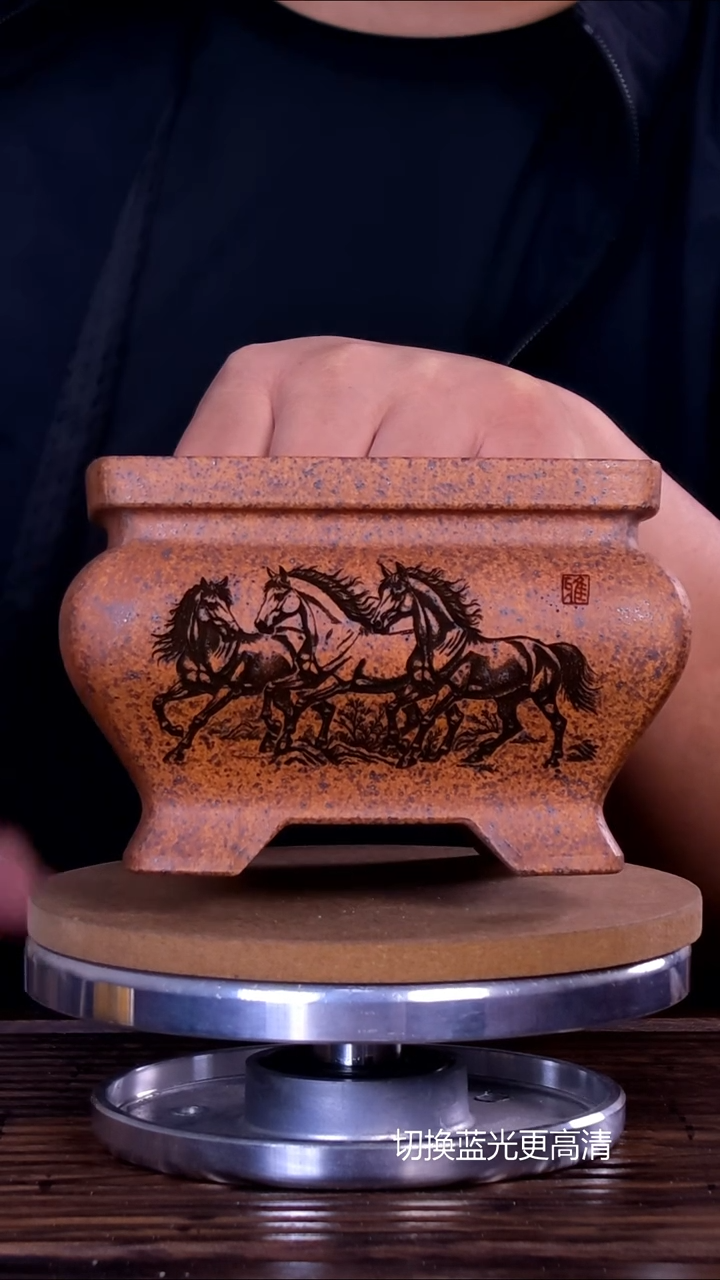 紫砂花盆紫砂花盆内口10-7