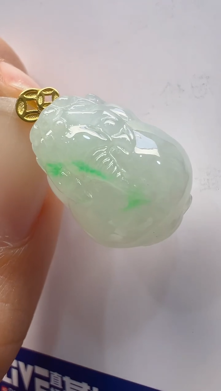 【闪购商品】翡翠吊坠(不含链)18K金镶嵌多样性团购发一件