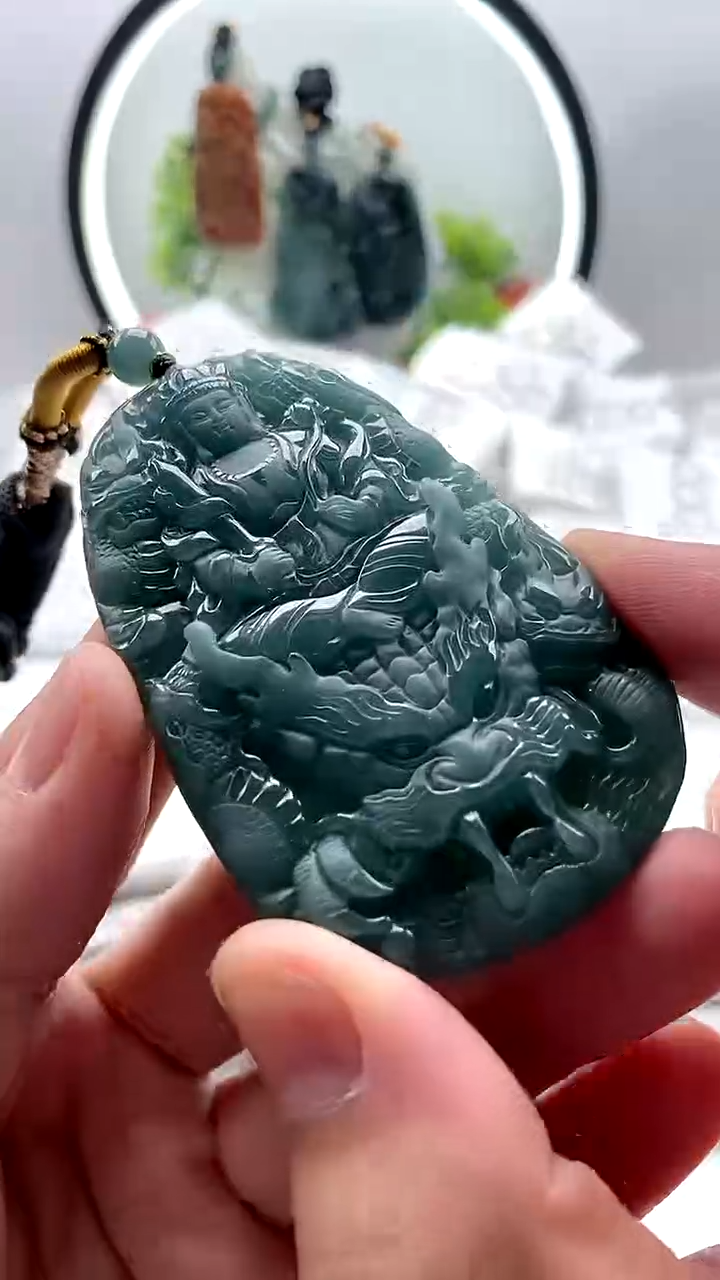 【闪购商品】翡翠颈饰未镶嵌虚空藏