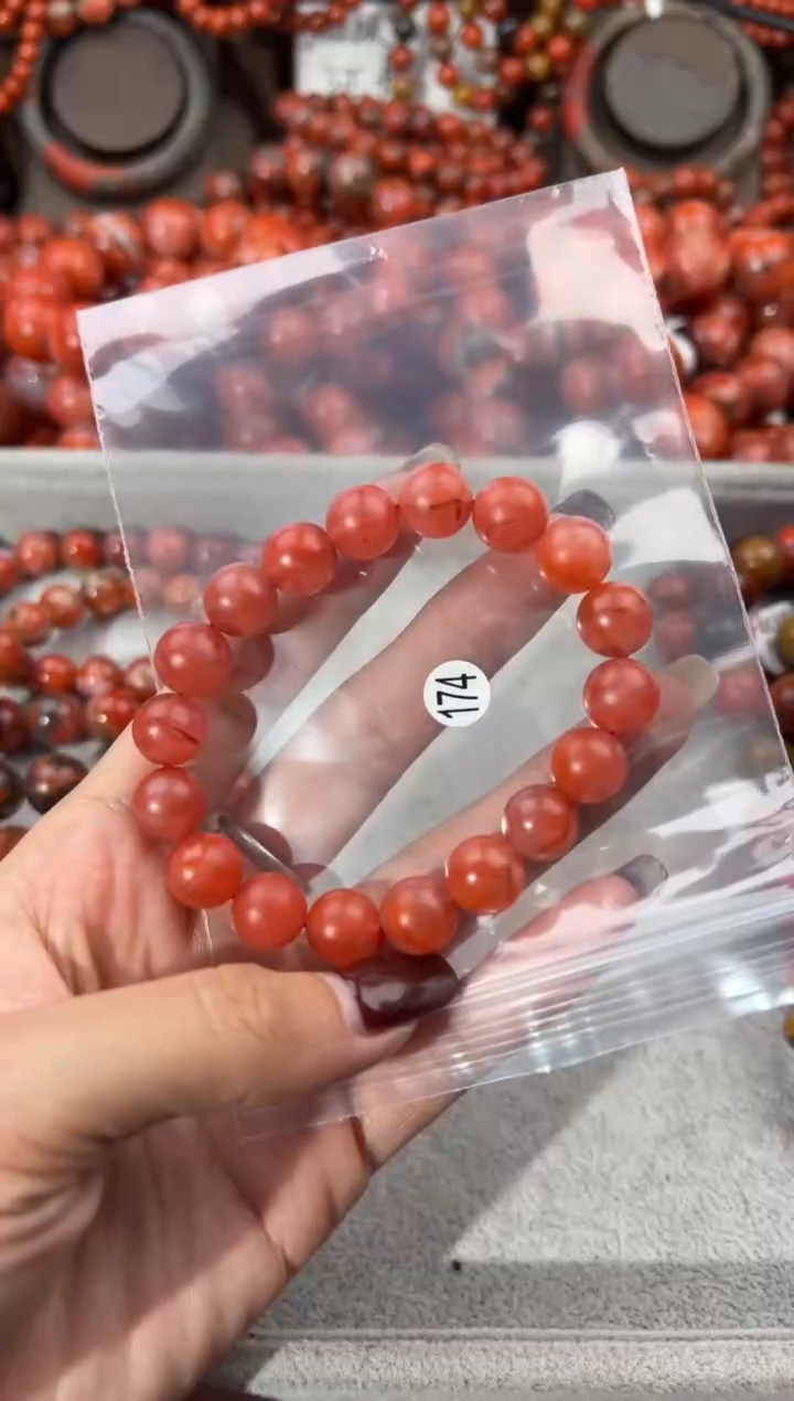 未镶嵌手串南红玛瑙12+