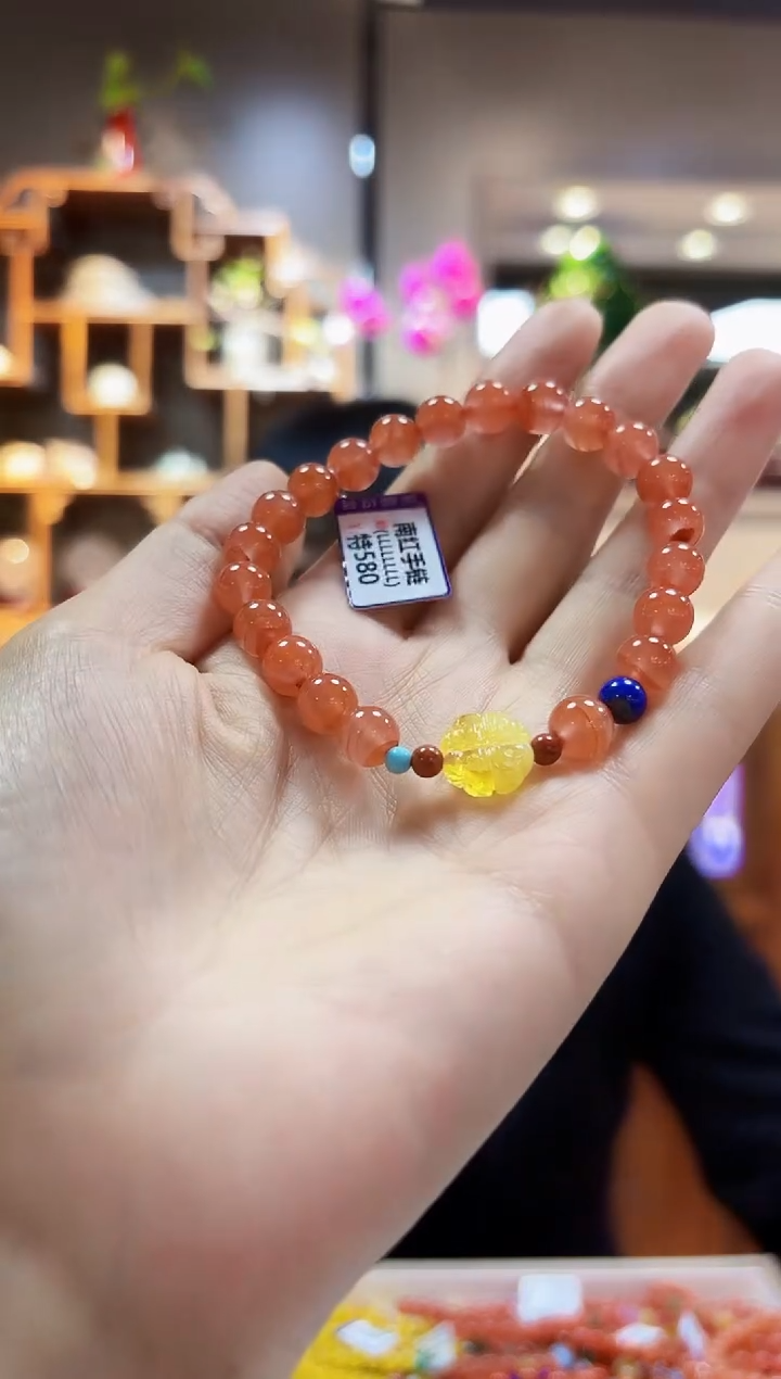 【闪购商品】南红玛瑙手链未镶嵌手链8.3