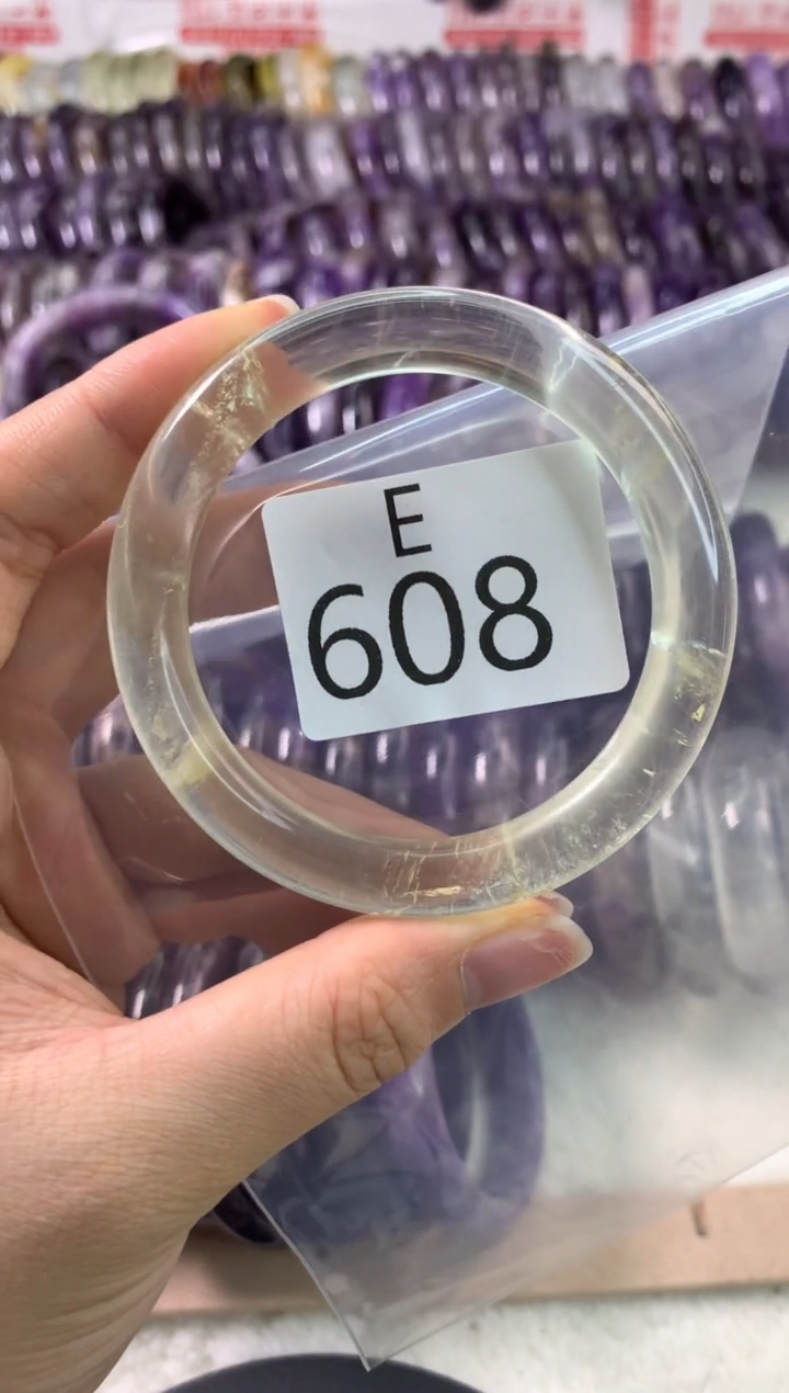 【闪购商品】水晶水晶手镯E未镶嵌608-53