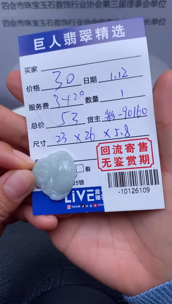 【闪购商品】翡翠颈饰未镶嵌多人-10126109