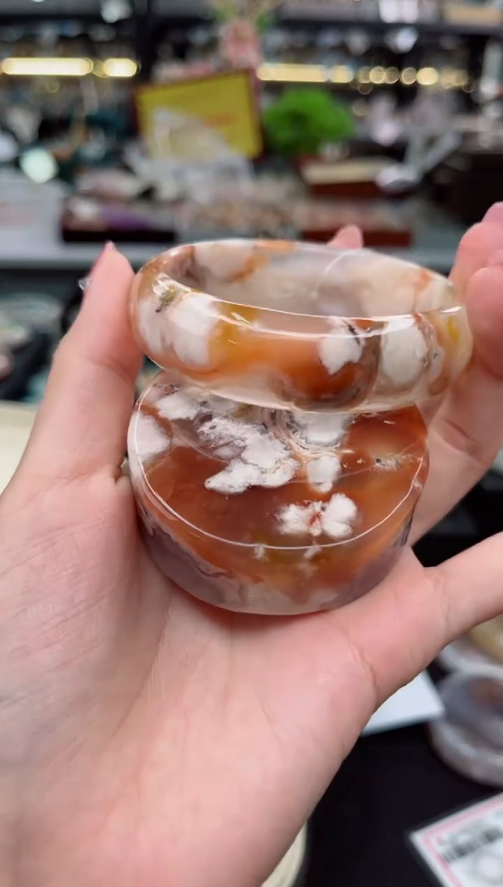 【闪购商品】石英质玉手镯未镶嵌57圈口（赠品镯心）6539141