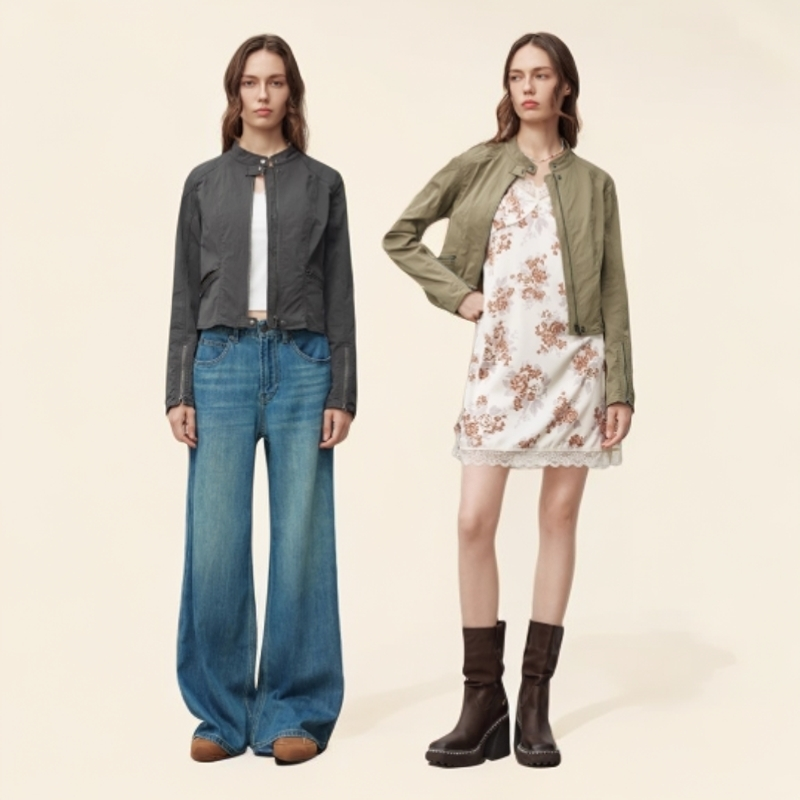 MOUSSY【三】时尚商务休闲运动透气女装外套（非直播勿拍）