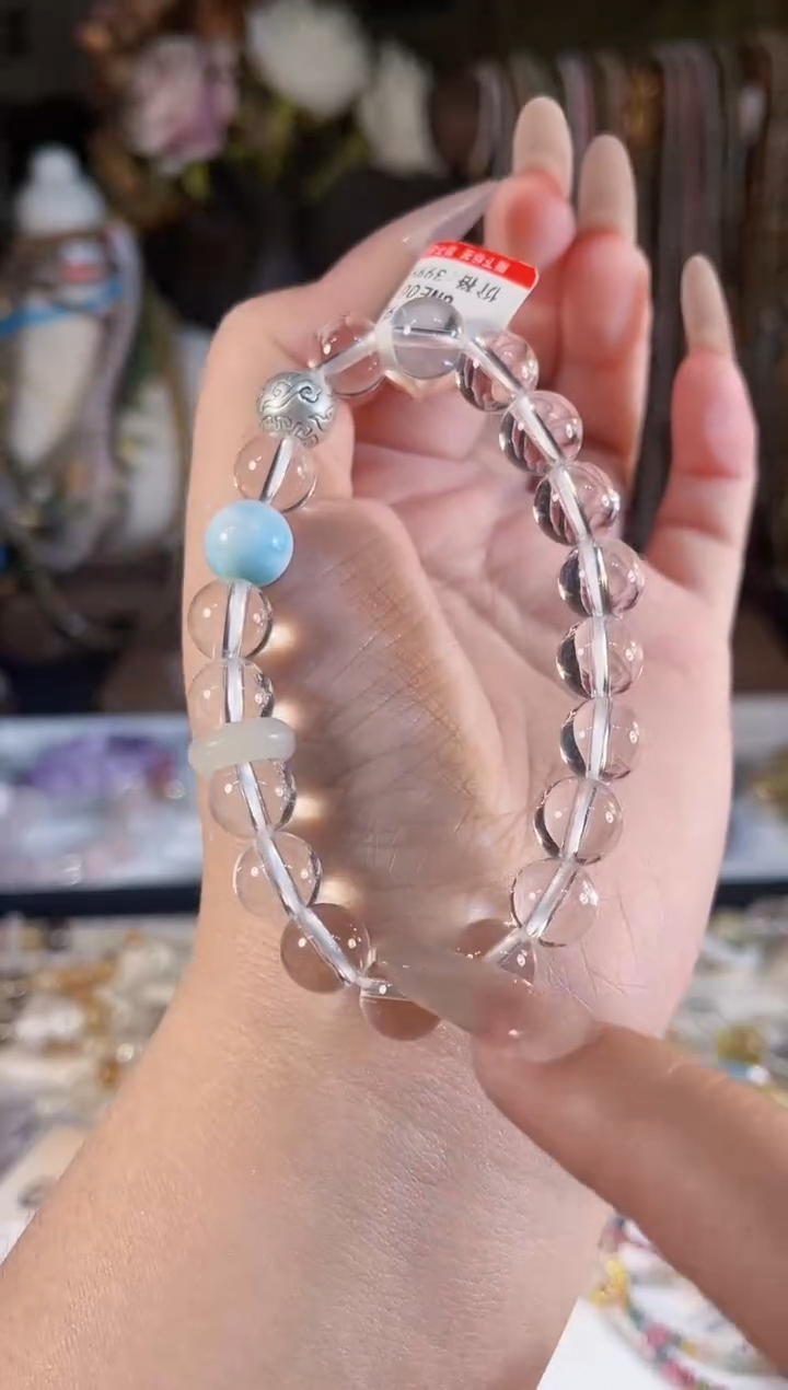 【闪购商品】水晶手链银S925镶嵌多样性发货其一