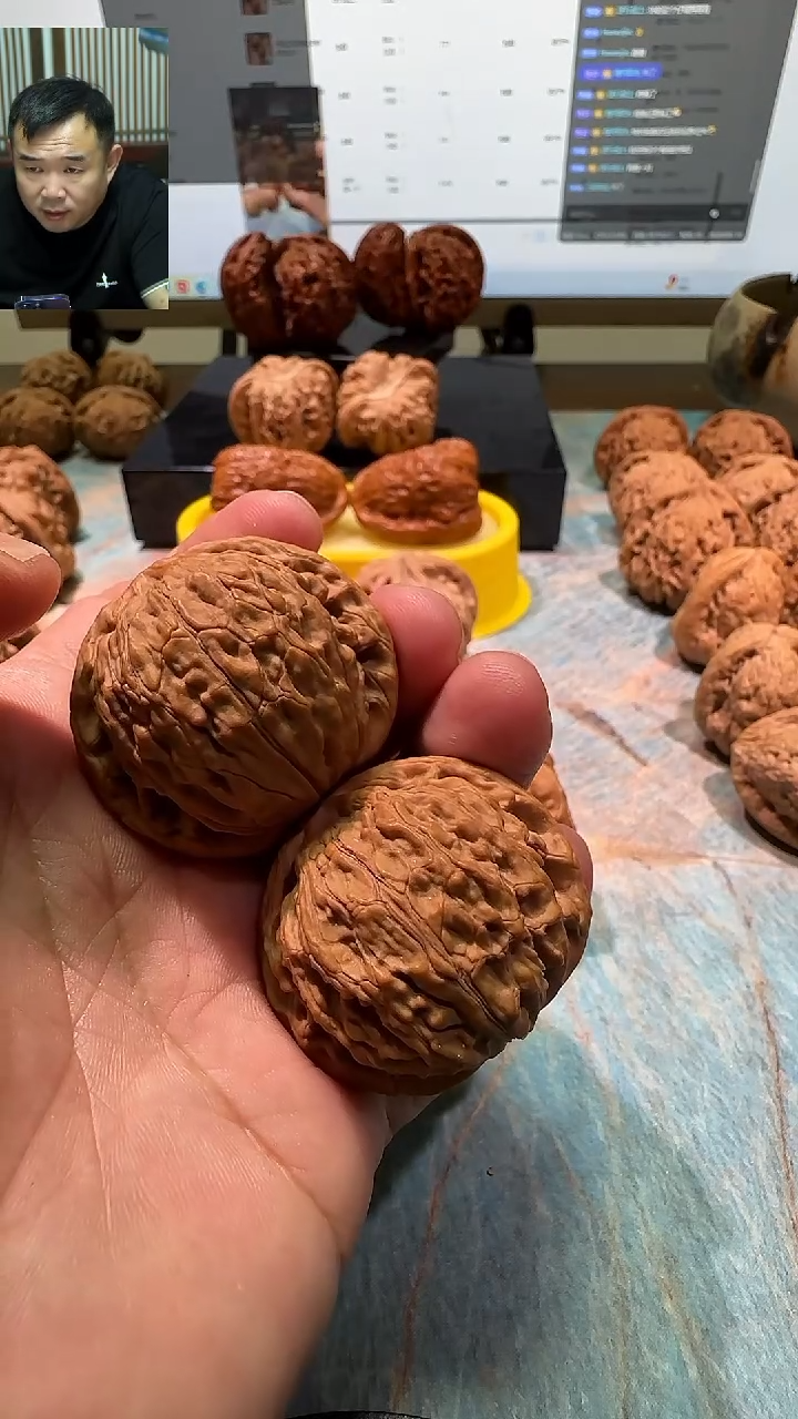 吊坠文玩核桃逆**士蛟龙39点修