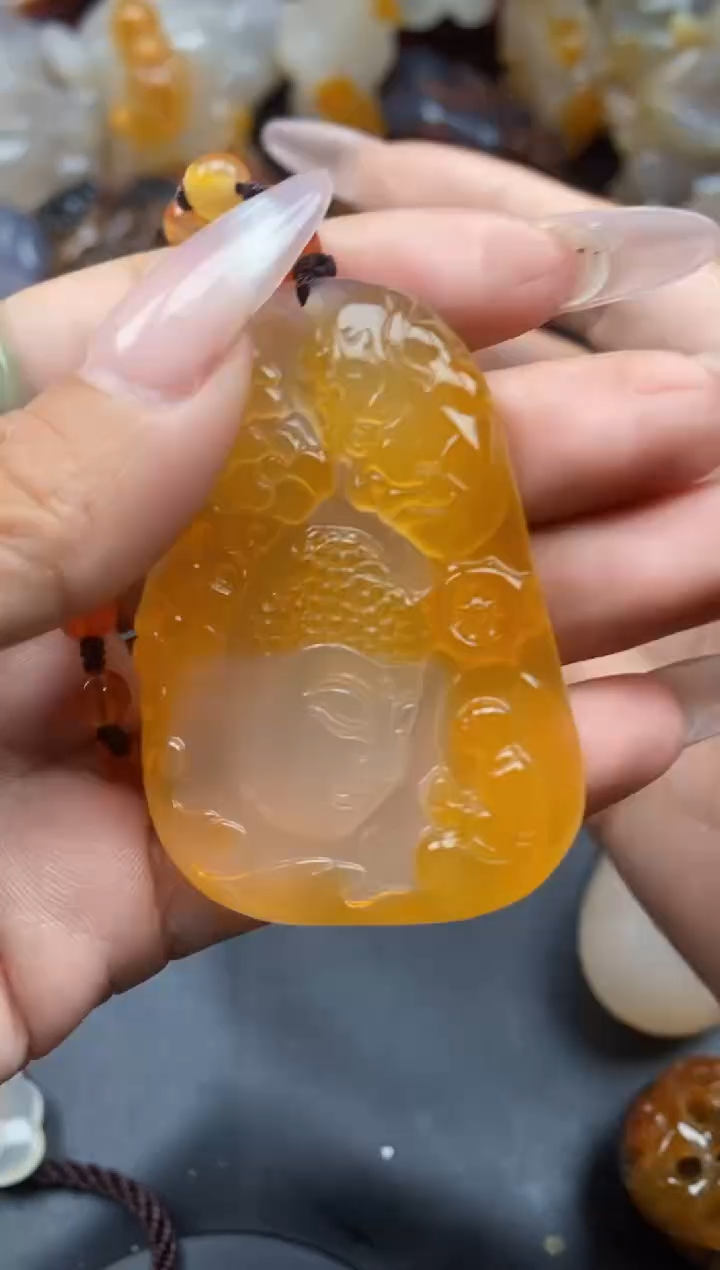 【闪购商品】玛瑙/玉髓颈饰未镶嵌ll