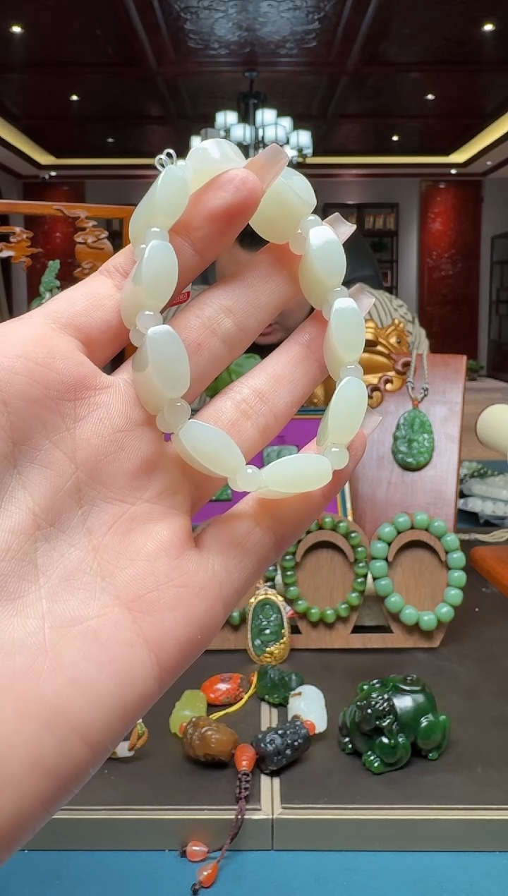 未镶嵌手串和田玉hsl