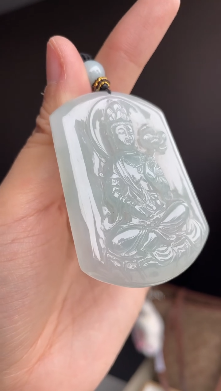 吊坠(不含链)未镶嵌翡翠天然缅甸A货翡翠