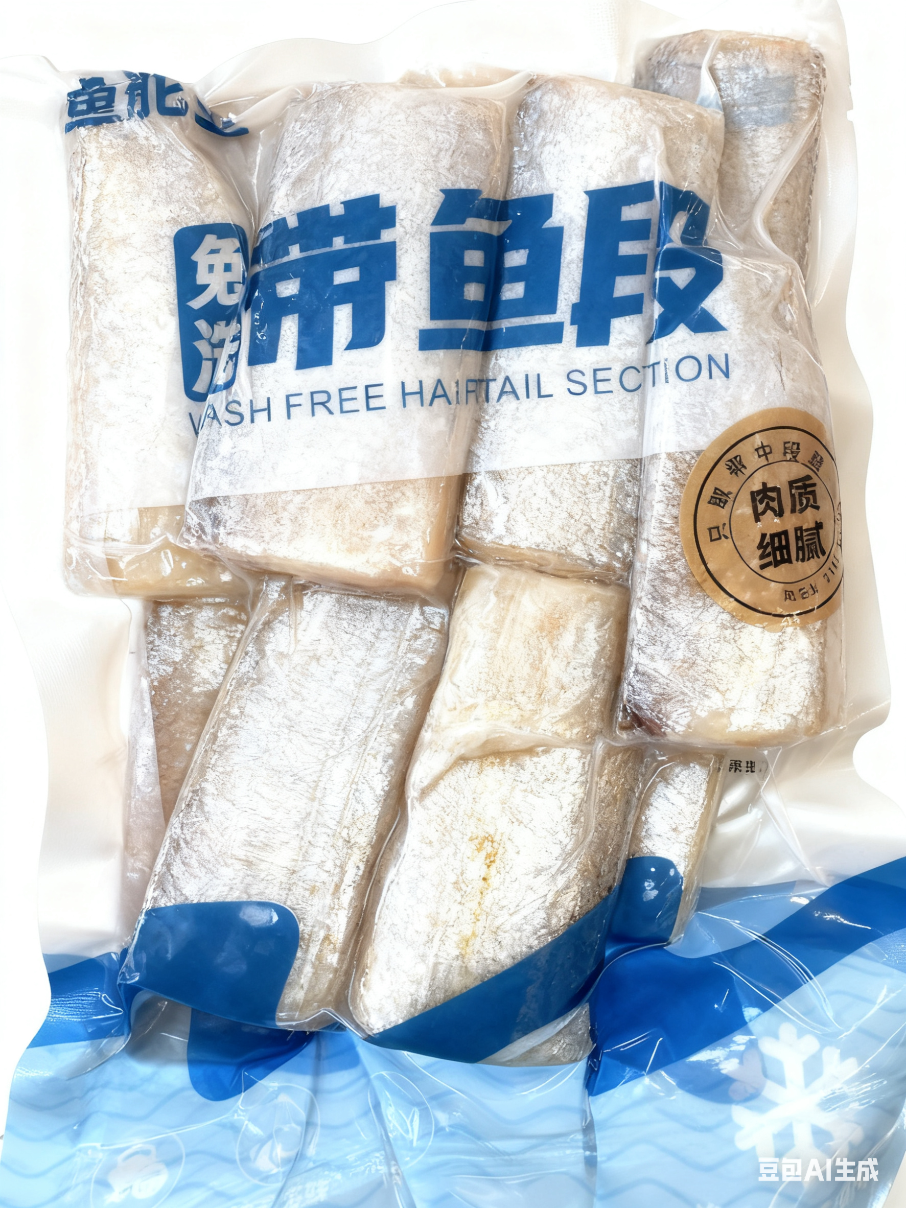 鱼舵王免洗带鱼段500g