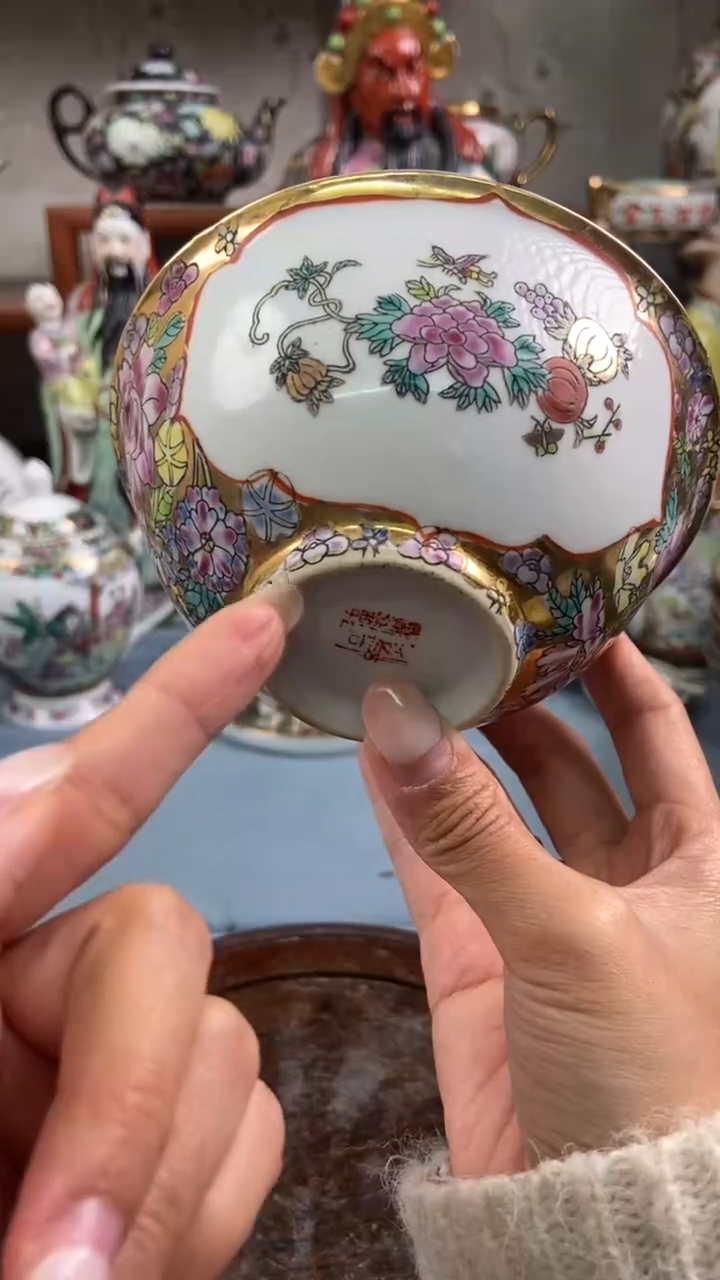 瓷片微瑕慎拍景德镇窑老厂瓷器单件