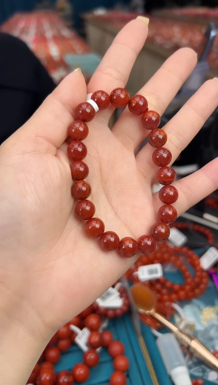 【闪购商品】南红玛瑙珠串未镶嵌多样性发其一/9/92199159