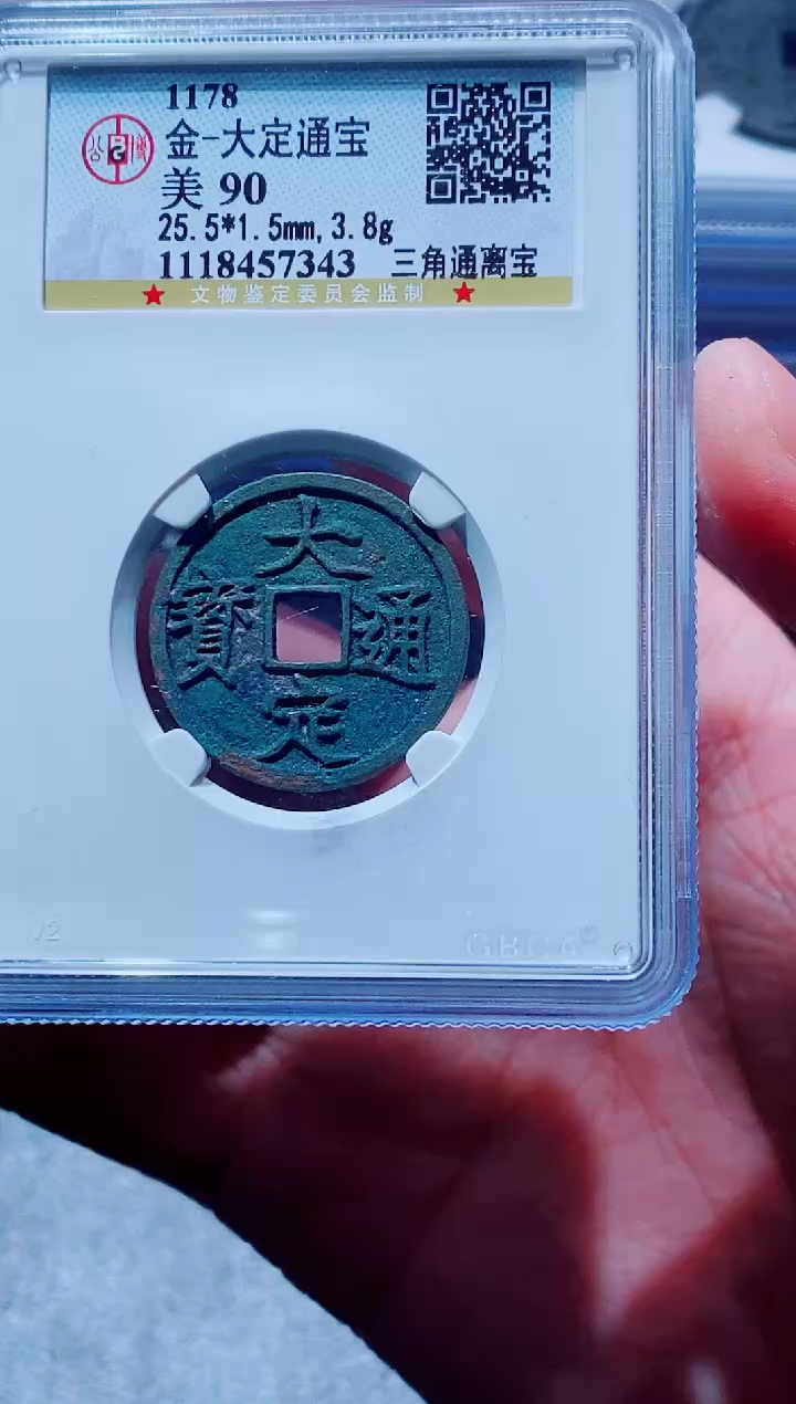 【闪购商品】铜古钱币大定尾号343