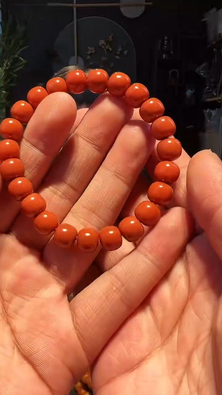 【闪购商品】南红玛瑙手串未镶嵌单圈