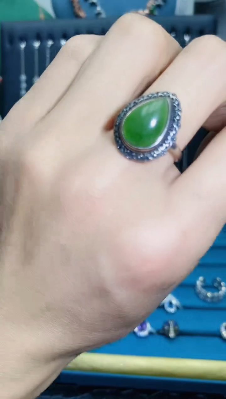 【闪购商品】和田玉（糖玉）戒指未镶嵌1111111111111111