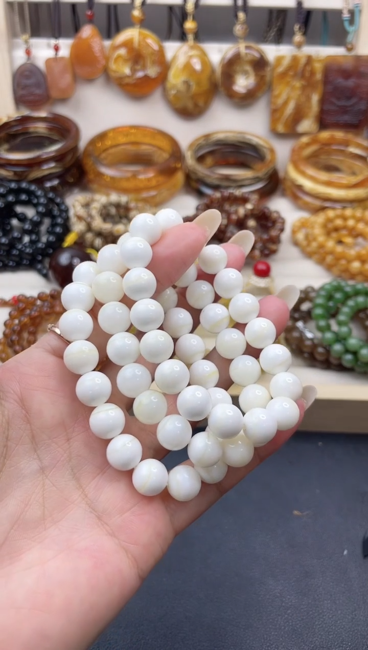 手串贝壳未镶嵌含线状砗砗卡10微瑕多样性发