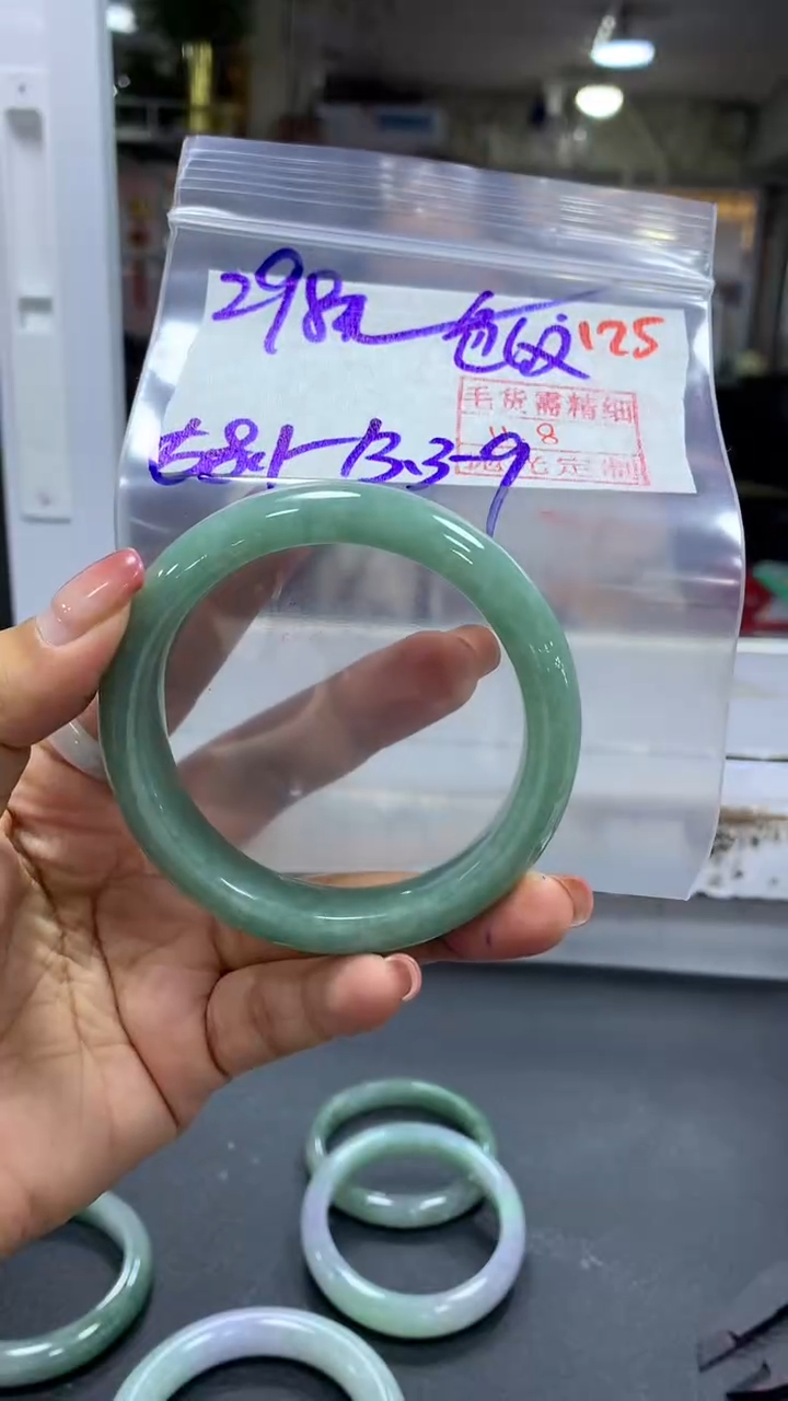 未镶嵌定制翡翠毛货需精细抛光+拍一发一+125