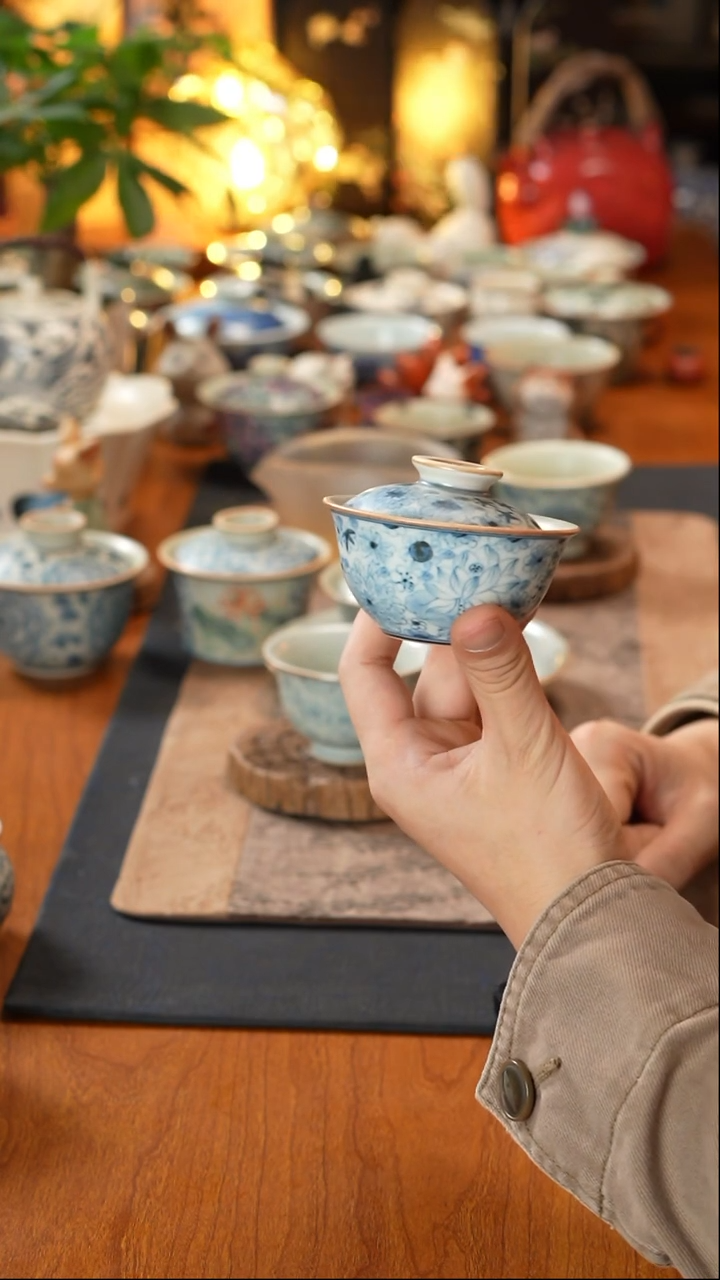 【闪购商品】朴云万花宝宝盖碗万花宝宝盖碗