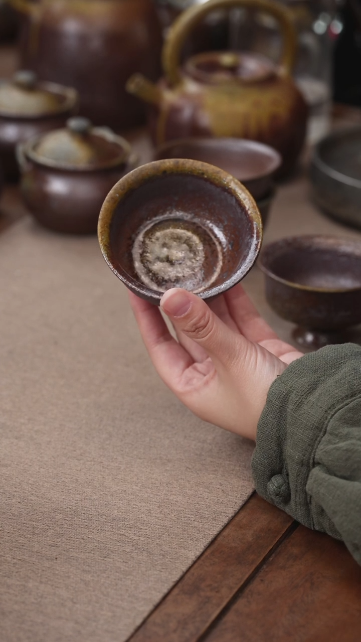 茶壶紫砂瑕疵高足杯