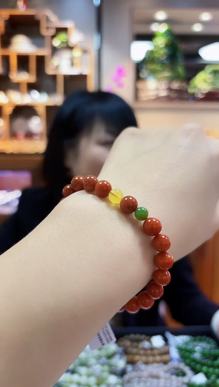 【闪购商品】南红玛瑙手链未镶嵌8.2