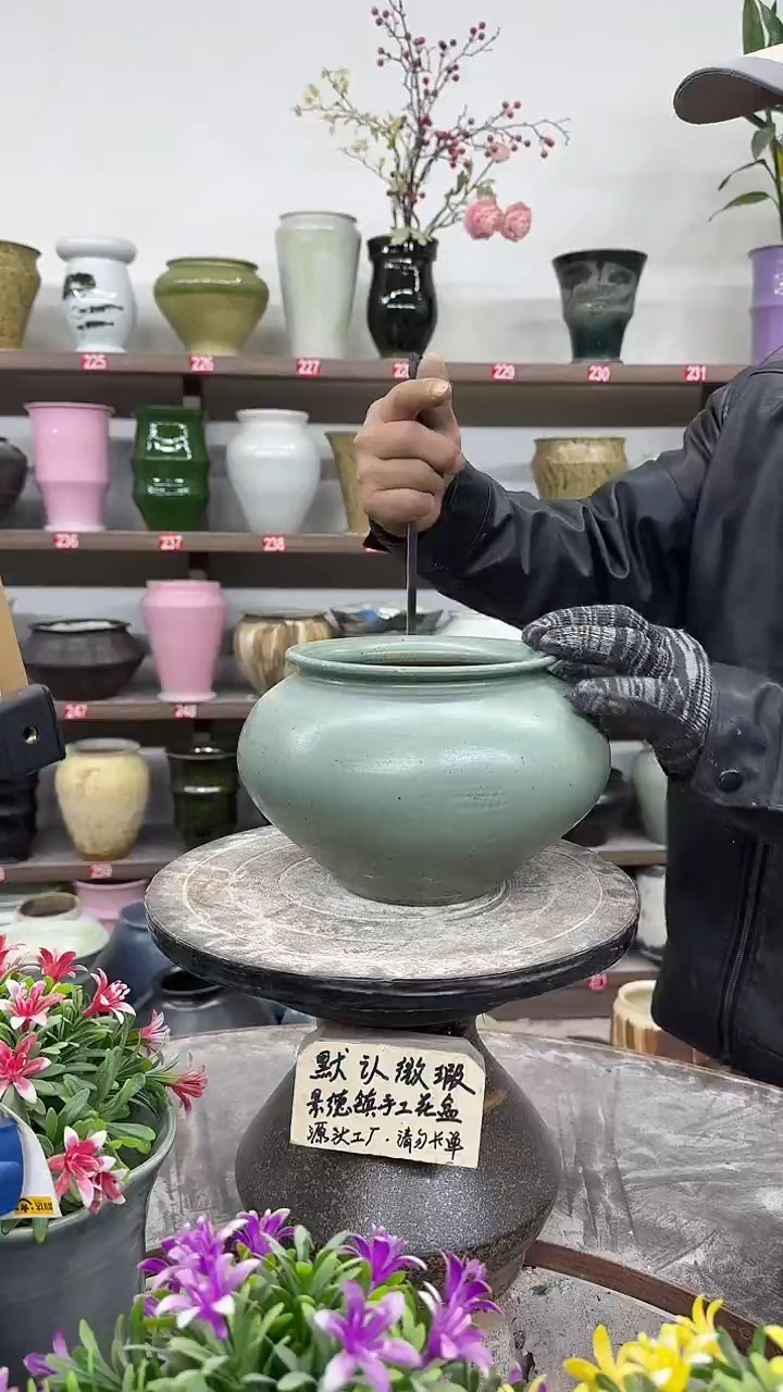 12-22-高15口13瑕-花盆