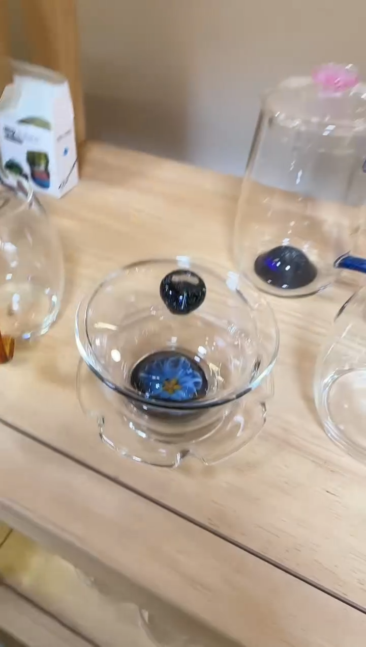 【闪购商品】高端蓝花盖碗单只