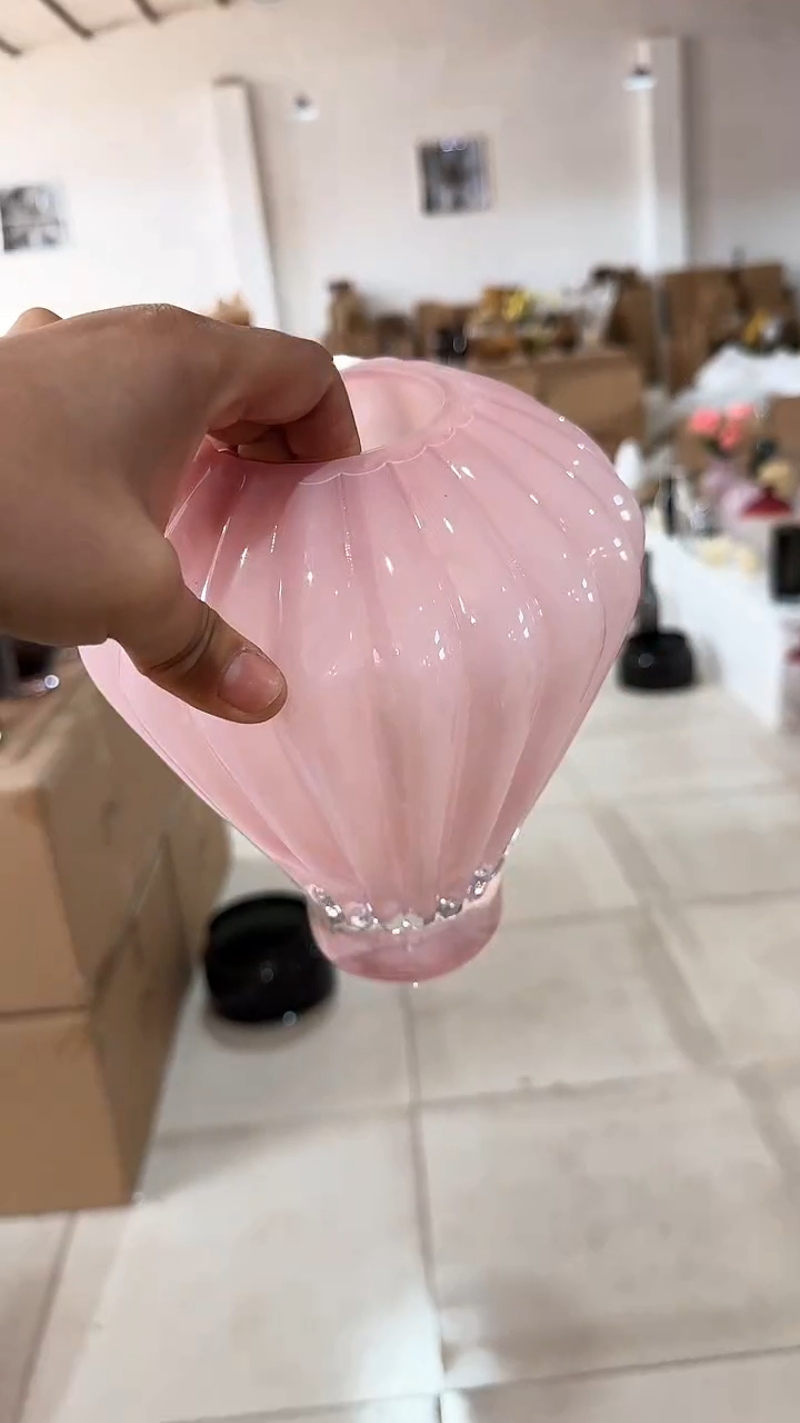 【闪购商品】玻璃粉色热气球