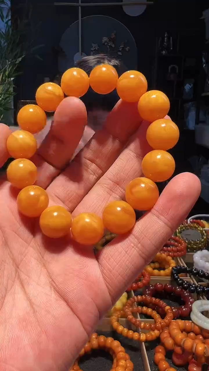 【闪购商品】蜜蜡手串未镶嵌14+老花蜡