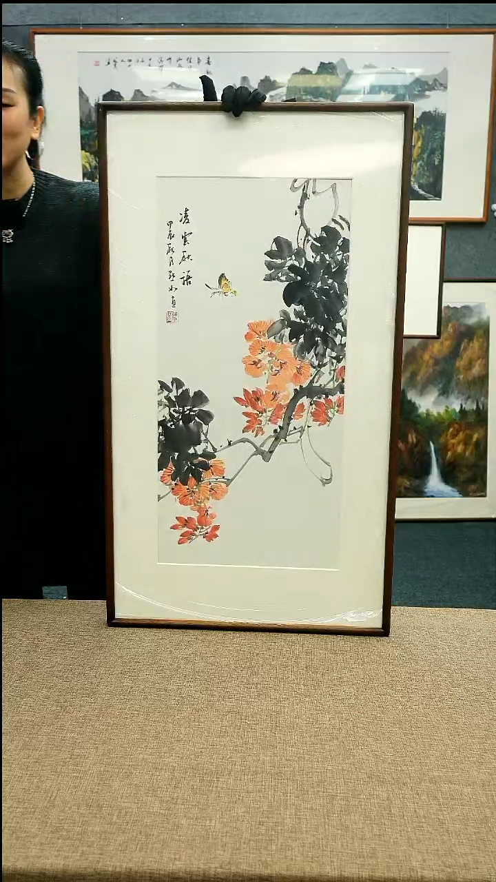 【闪购商品】国画52*92陈默如老师花鸟