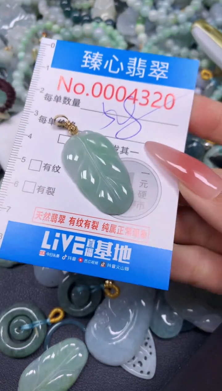 【闪购商品】翡翠颈饰未镶嵌含绳000含绳0004320
