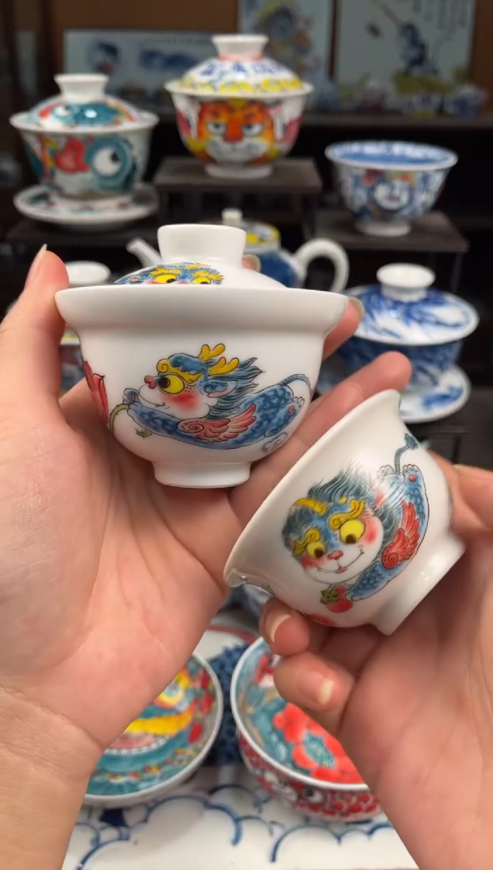 拙明院（宠粉价格）盖碗+小压手