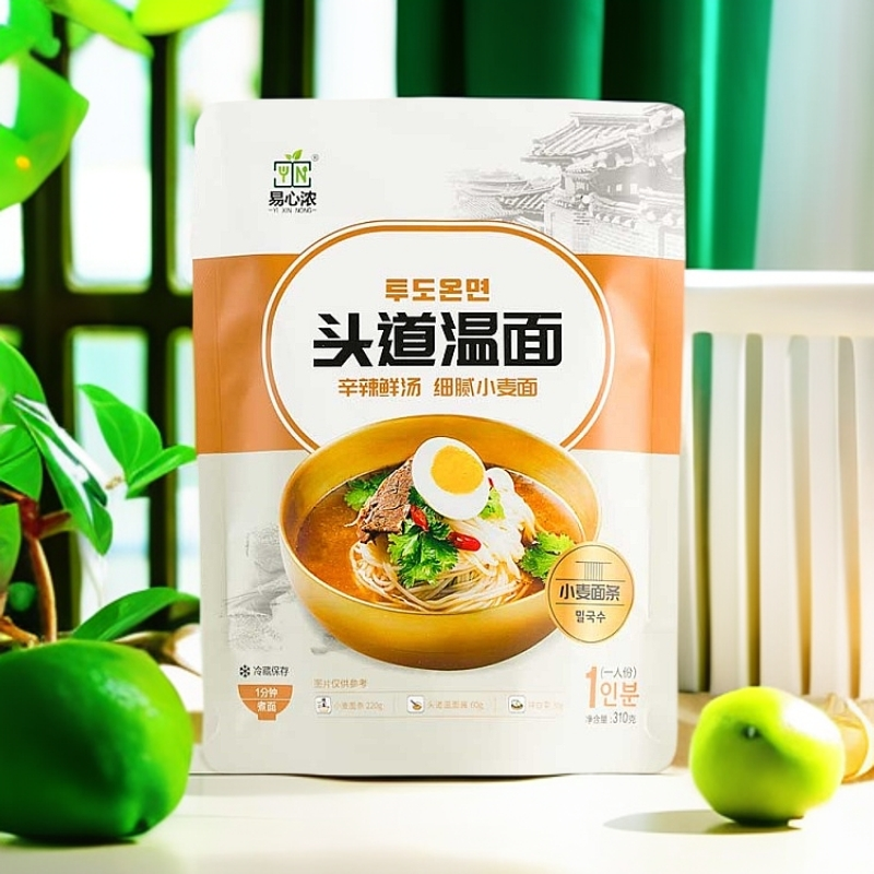 【美味推荐】正宗延边头道温面细腻小麦面条特色酱料310g*3袋包邮