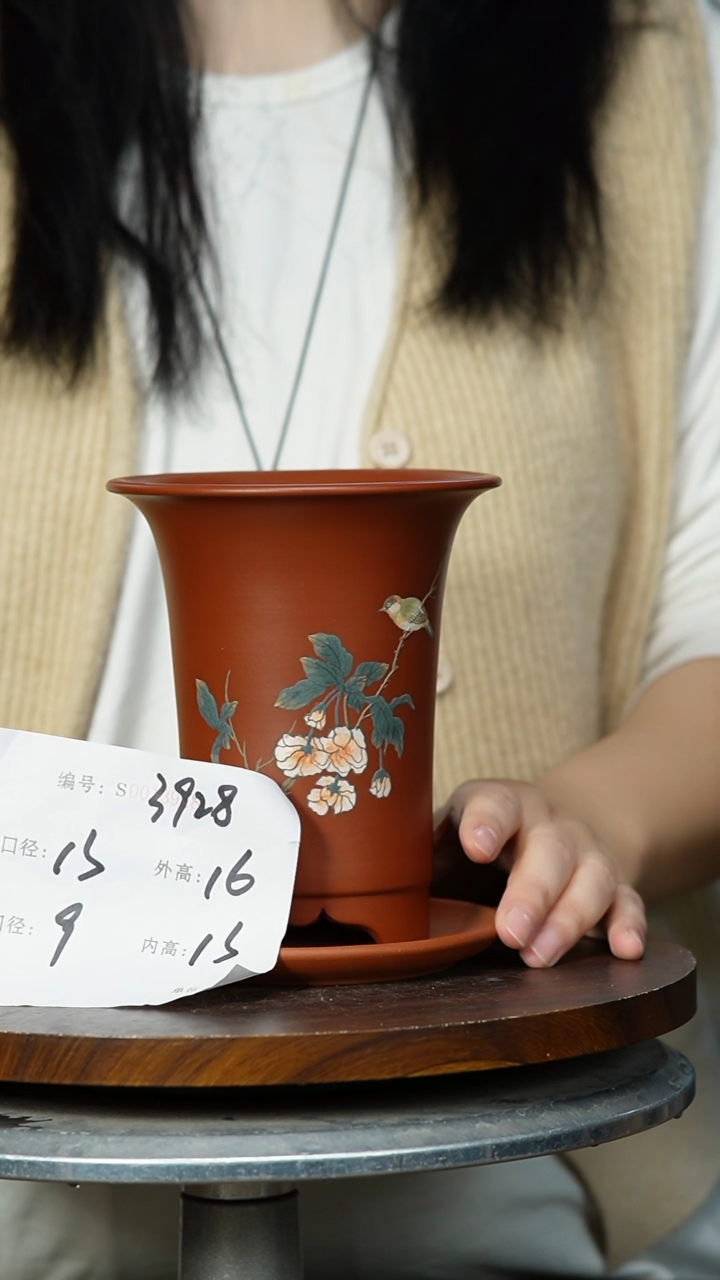 【闪购商品】紫砂花盆3928+Z 紫砂花盆