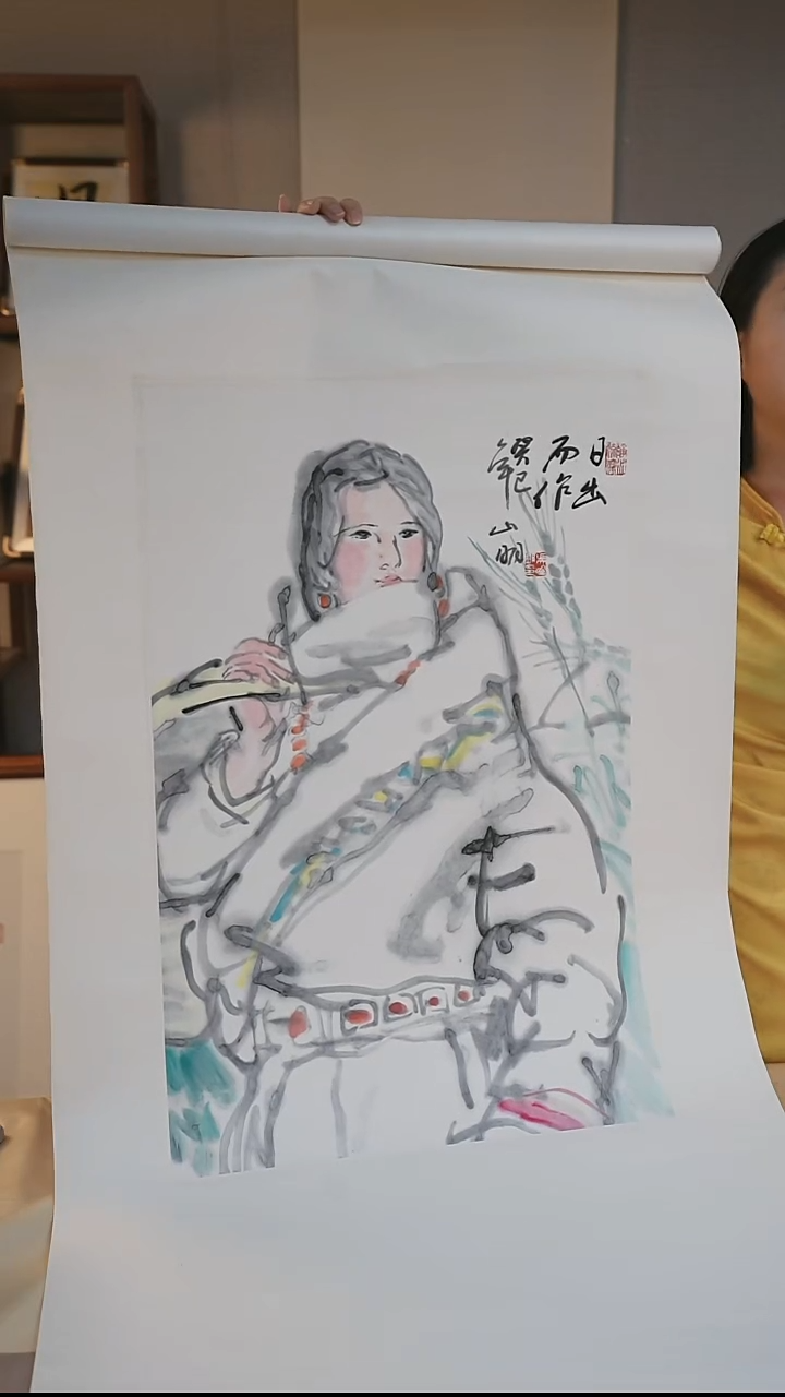 书法吴老师《人物》绘画