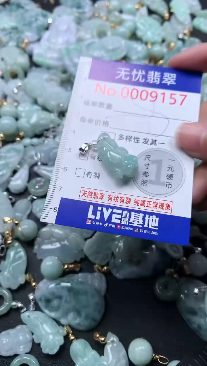 颈饰未镶嵌翡翠9157