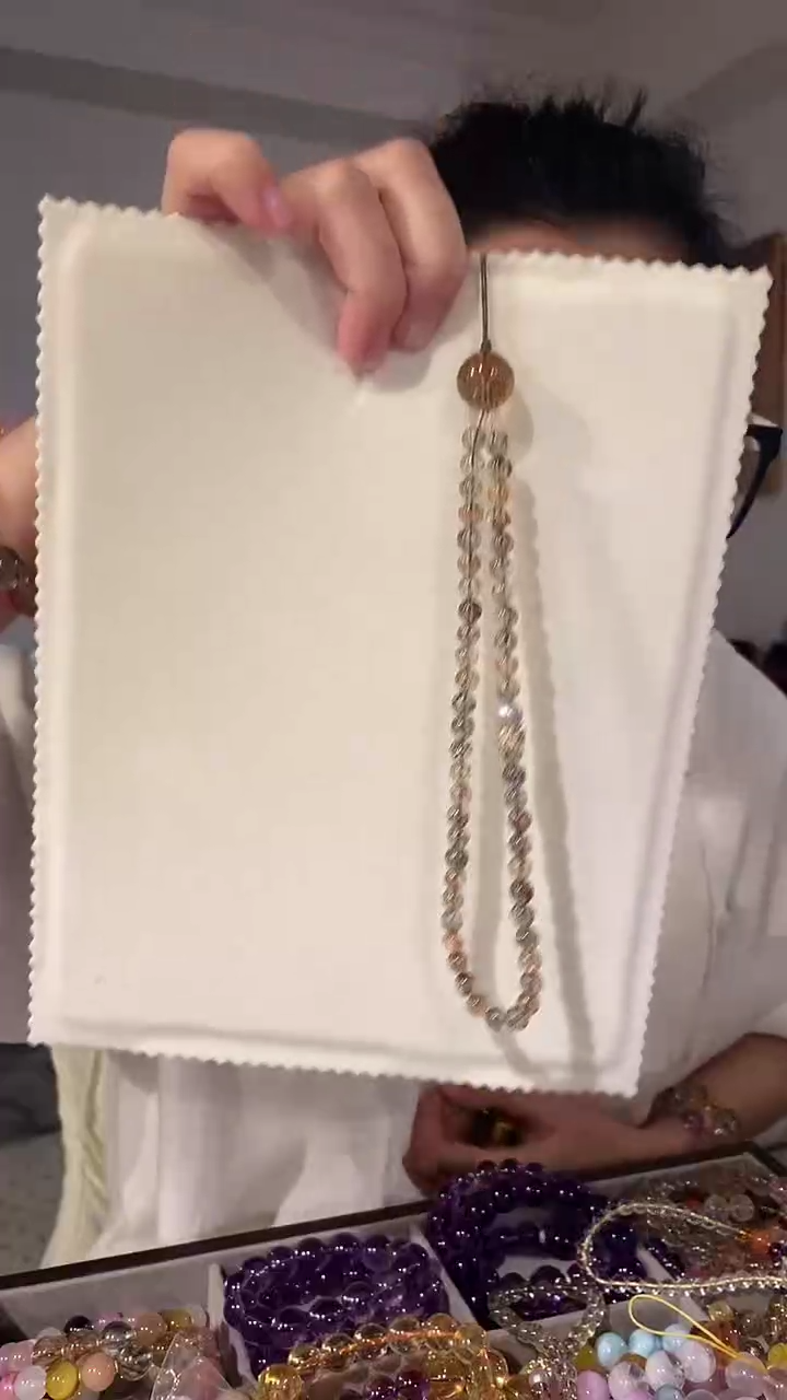 【闪购商品】水晶手链未镶嵌黑金超手机手链