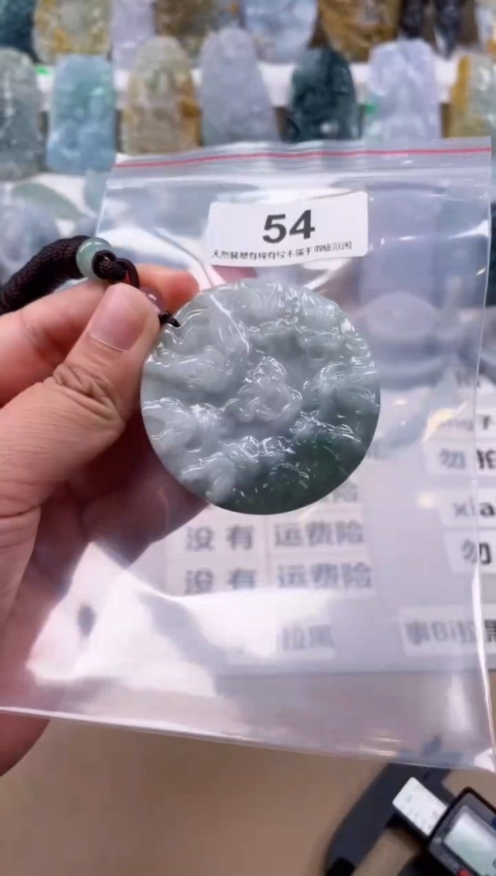 【闪购商品】翡翠颈饰未镶嵌天然缅甸A货翡翠54