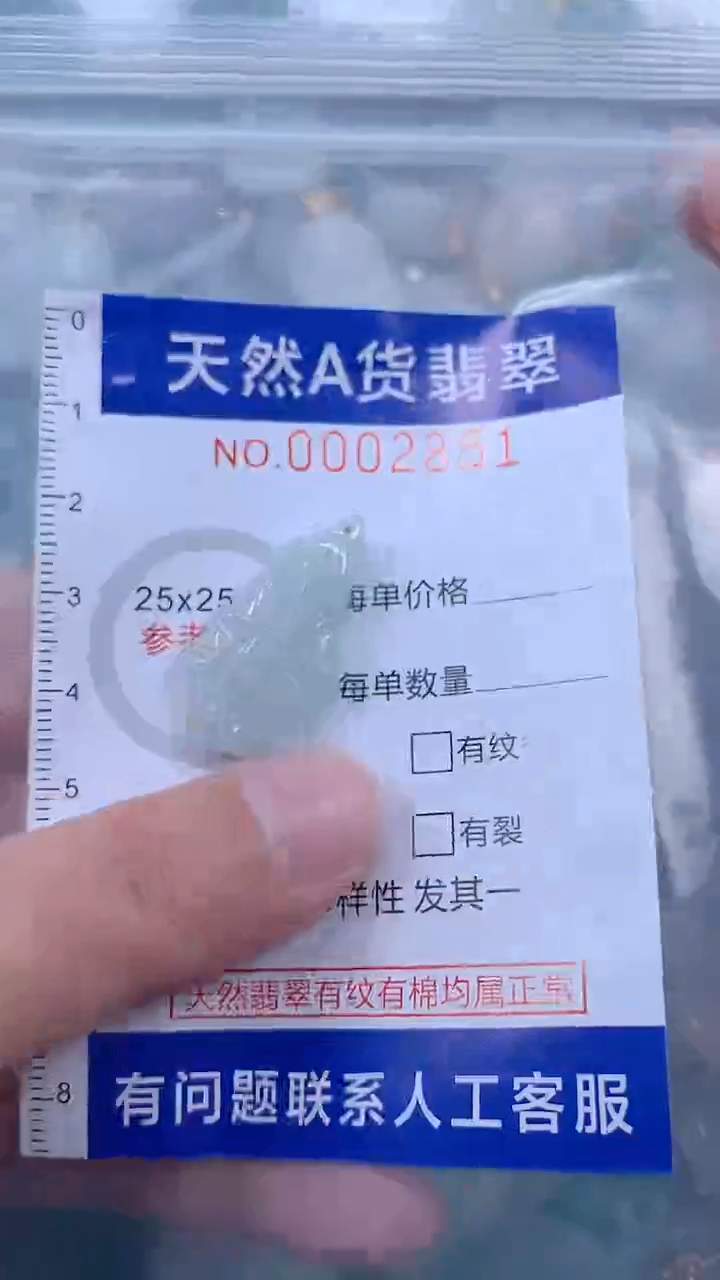 翡翠未镶嵌吊坠(不含链)1