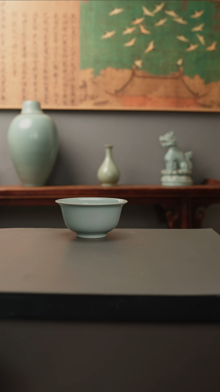 【闪购商品】杯仿古釉原矿 压手杯