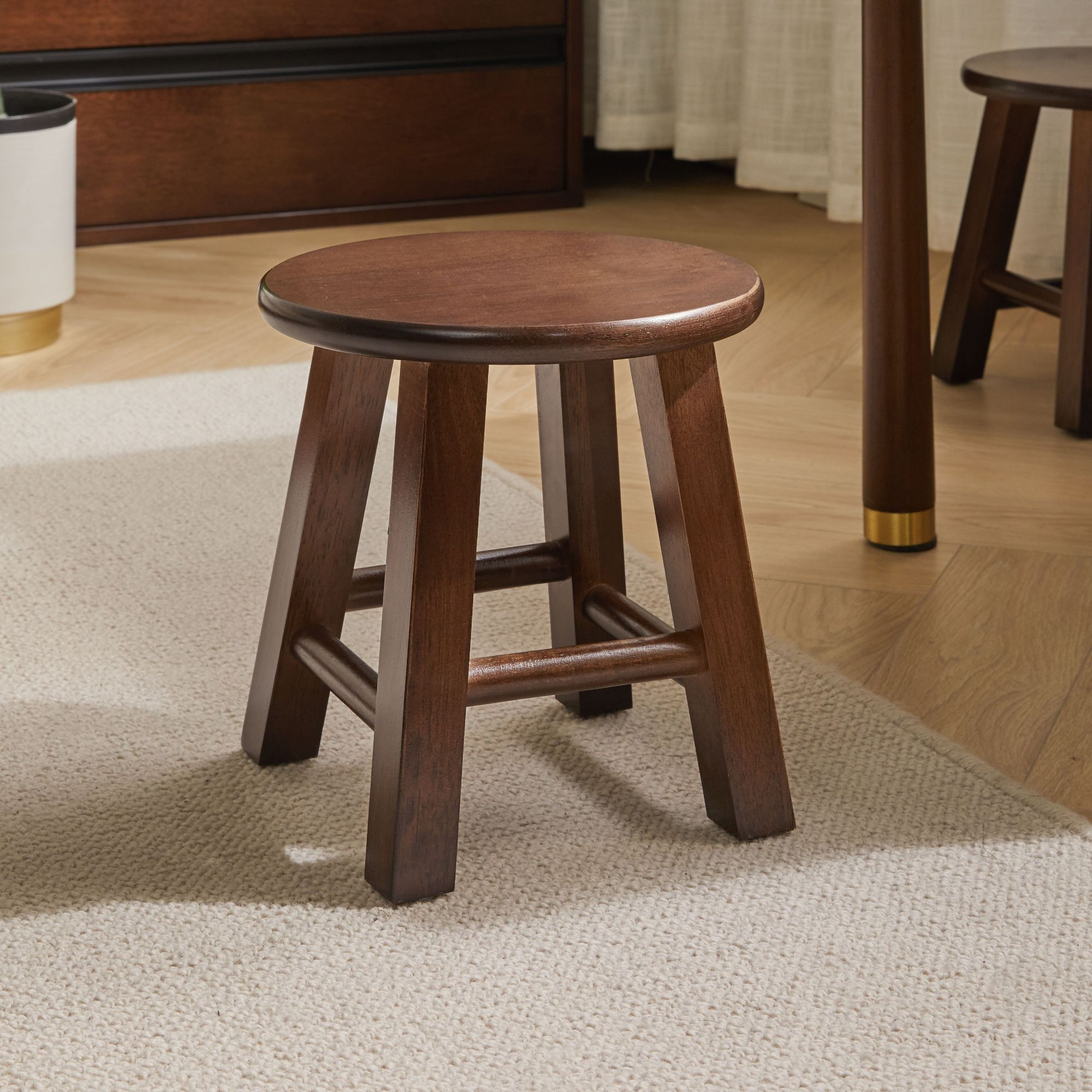 实木小圆凳换鞋凳茶几凳