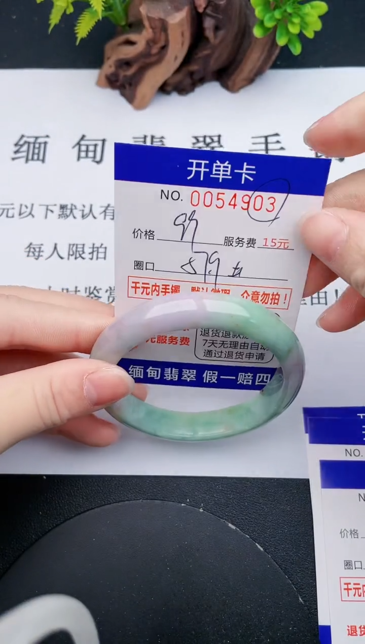 【闪购商品】翡翠手镯未镶嵌03天然翡翠A货