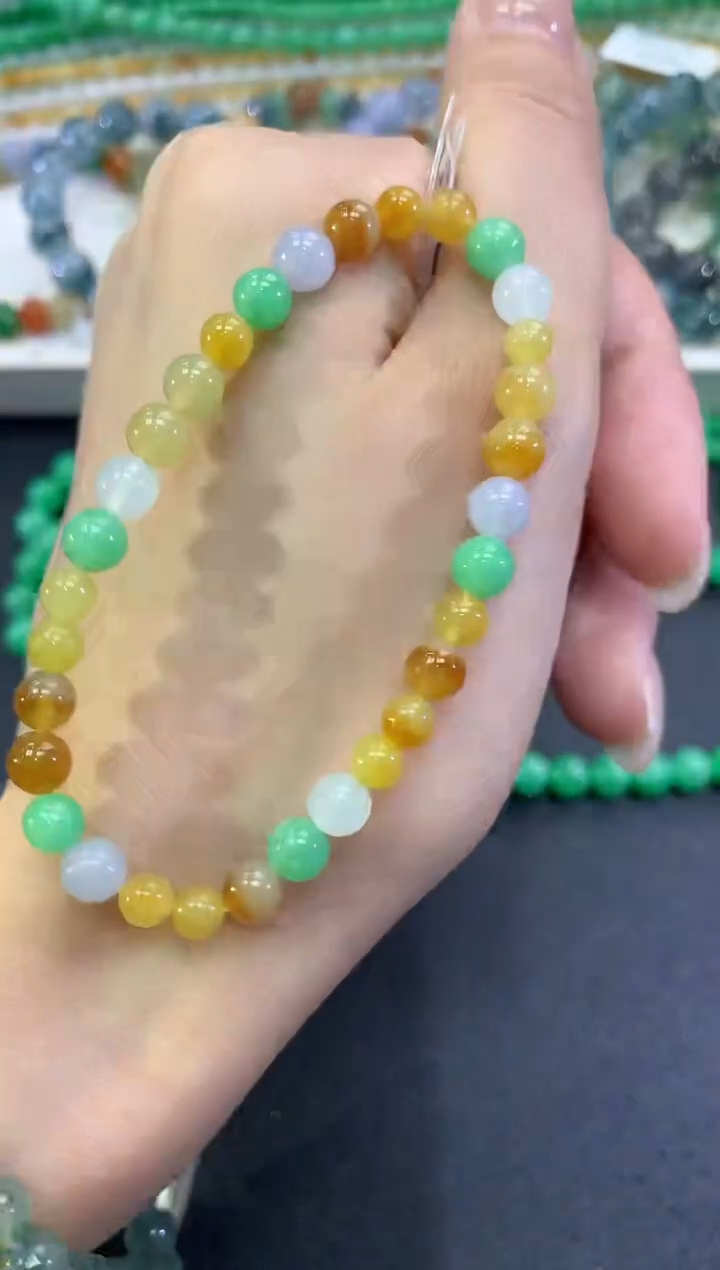 【闪购商品】翡翠手串未镶嵌q72多样性一件发货