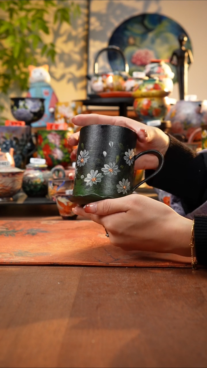 瓷片景德镇手工手绘896