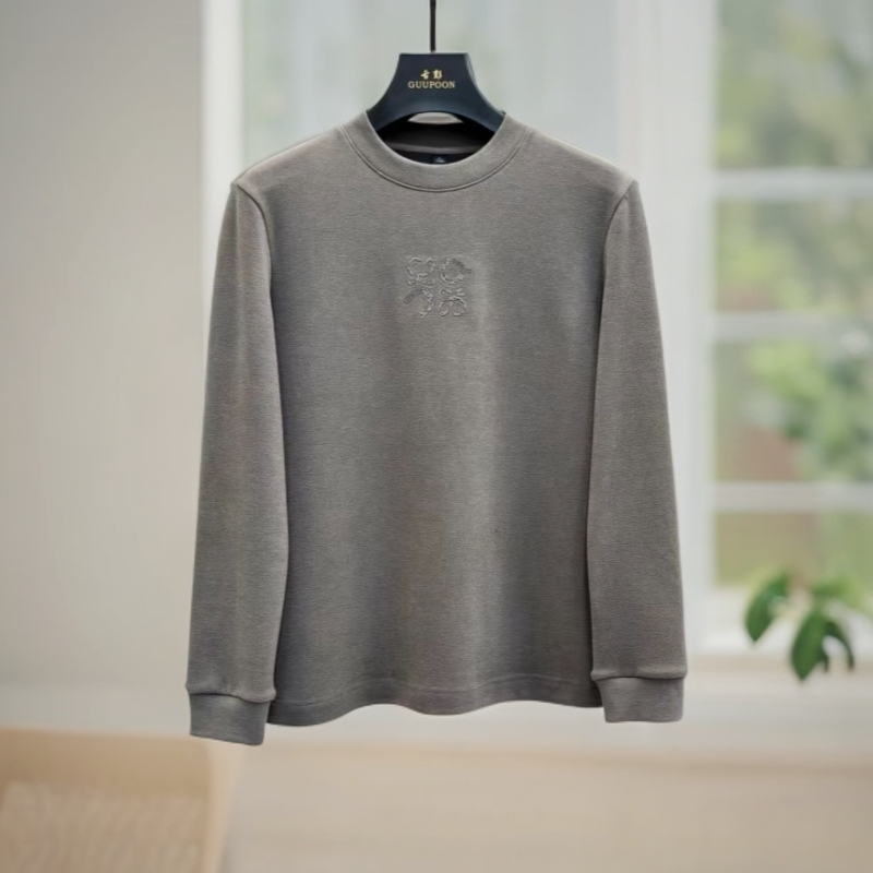 【打底衫6803】男士秋冬款轻奢欧货时尚都市休闲T恤长袖卫衣打底衫