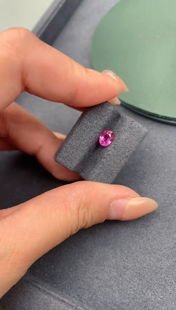 【闪购商品】彩色蓝宝石裸石未镶嵌1ct粉蓝宝