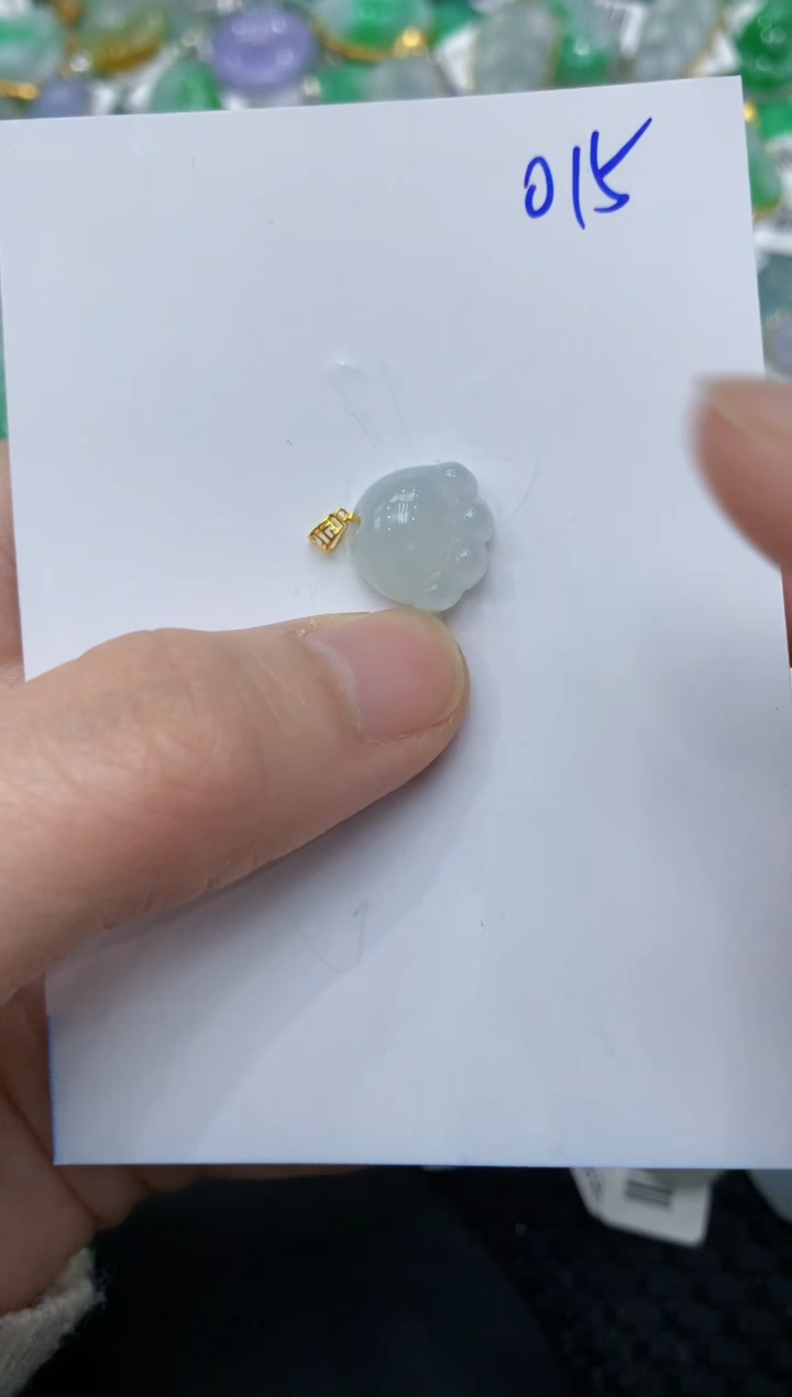 【闪购商品】翡翠颈饰18K金镶嵌11111111111