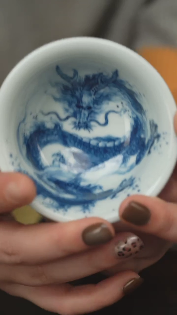 【闪购商品】瓷片预定国风系列之墨龙