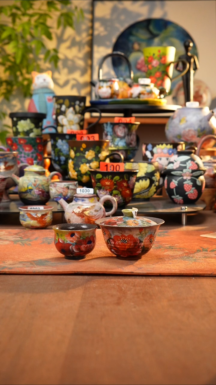 瓷片景德镇手工手绘172